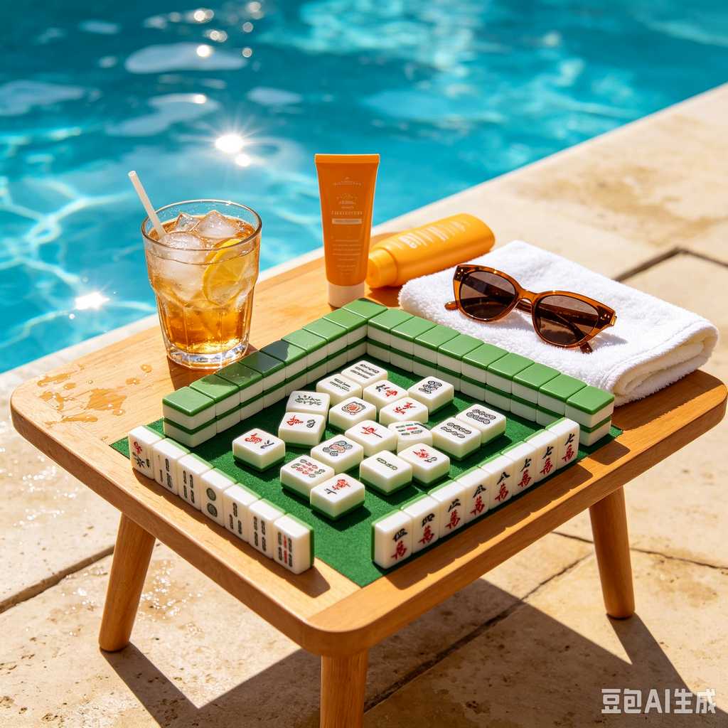 hotel entertainment mahjong set