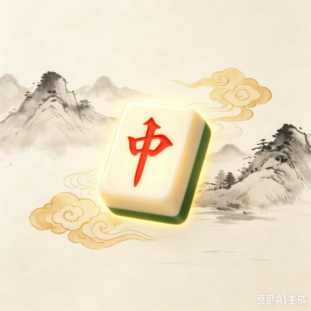 green transparent mahjong tiles